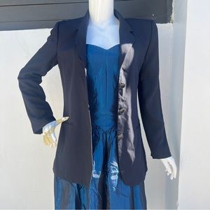 Black Three Button ARMANI Blazer